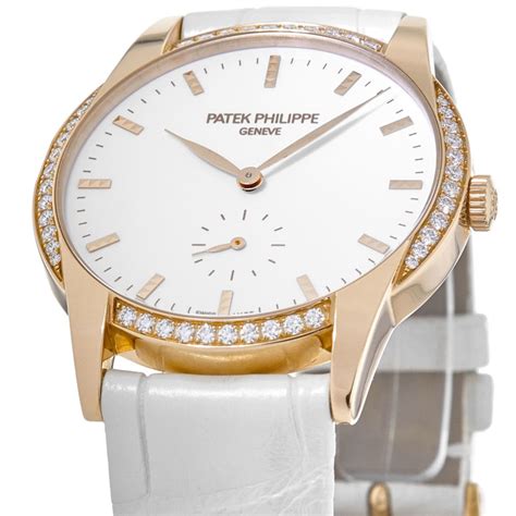 patek philippe ladies rose gold calatrava 7122 200r-001 review|7122/200R.